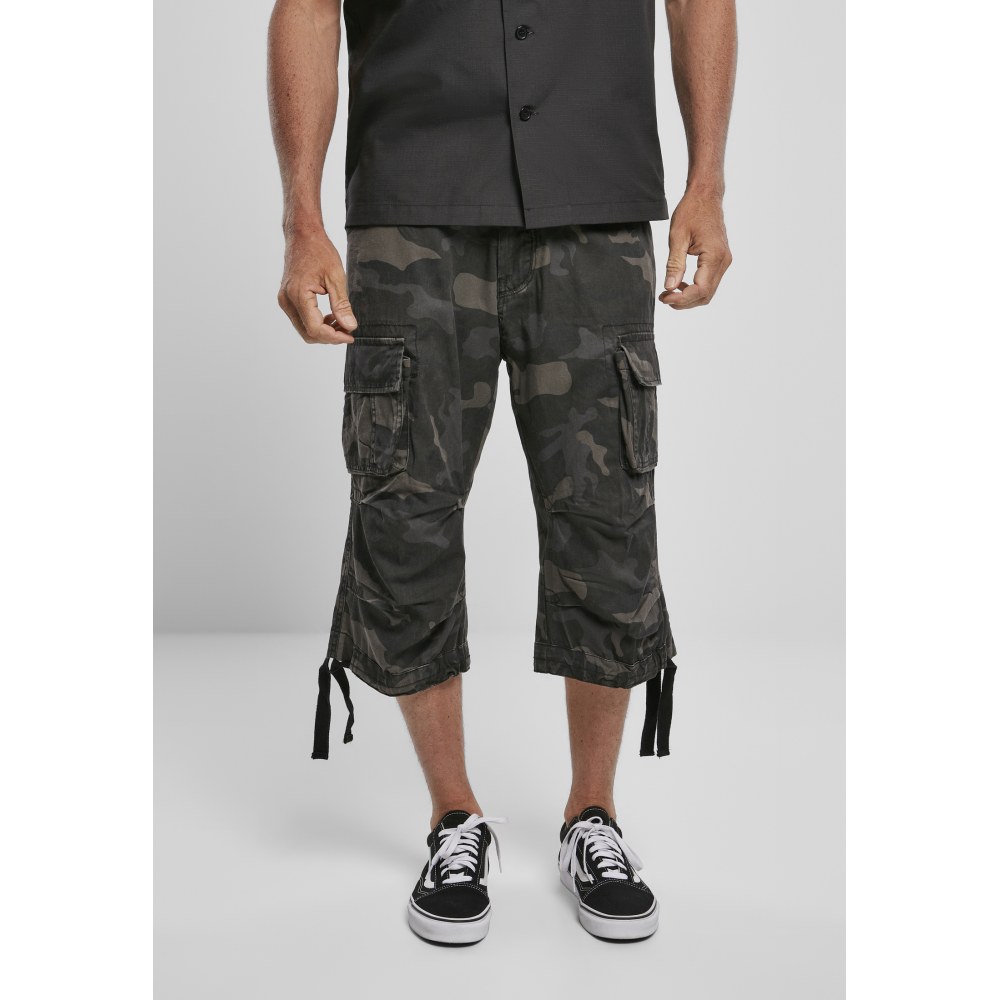 Brandit - Urban Legend Cargo Pantalon 3/4 - Noir/Marron